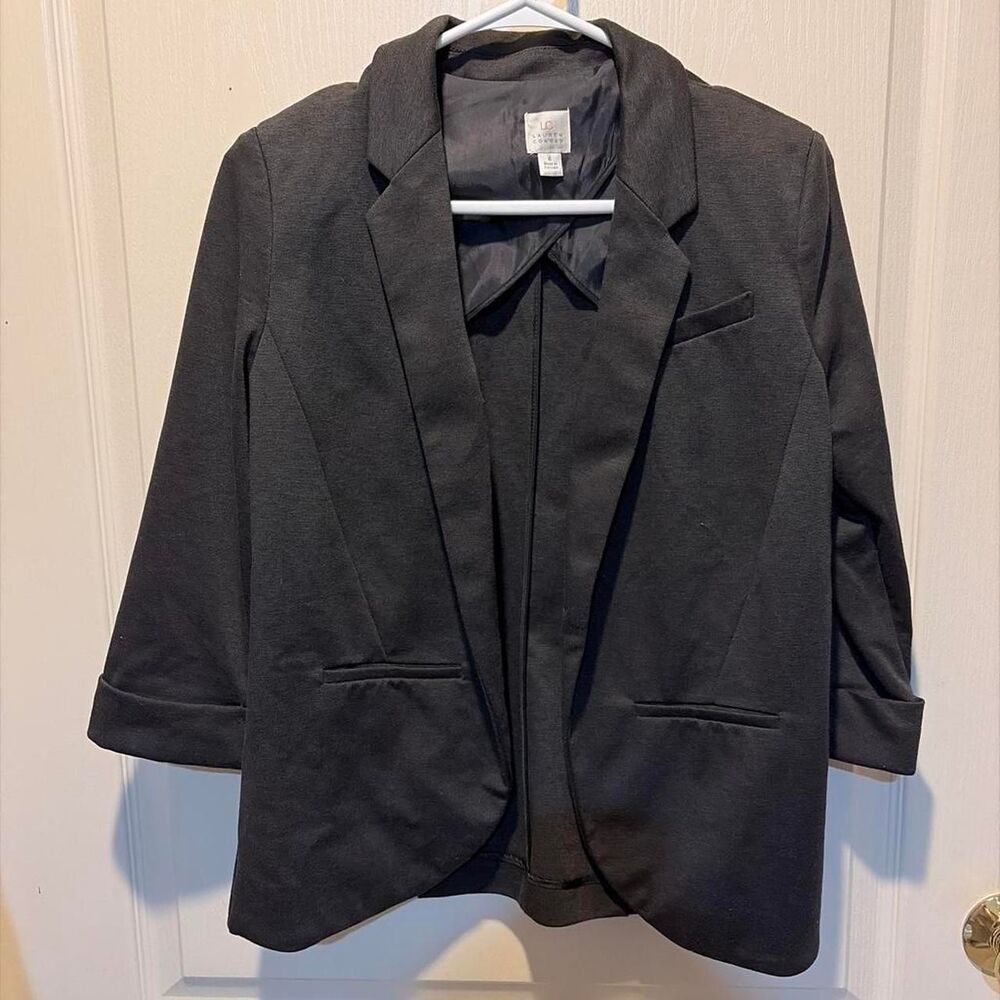 Lc-lauren-conrad Women's Grey and Black Jacket